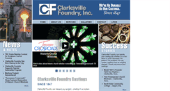 Desktop Screenshot of clarksvillefoundry.com